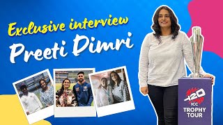 Preeti Dimri Exclusive Womens Cricket Challenges Iconic Moments amp Playing with Mithali Raj [upl. by Annawek]