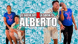 LOS SOCIOS  ALBERTO VIDEO OFICIAL [upl. by Aititil]