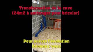 1  Transformation de la cave en atelier [upl. by Neetsirk]