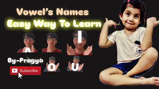 Vowel’s Kids Learning youtubevideo youtube youtubekids viralvideo vowels englishgrammar l [upl. by Gerty]