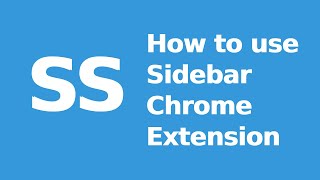 How to Use SmartStudicom Sidebar Extension [upl. by Etienne]