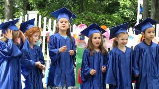 Moving up to Kindergarten Song Francescas Grad 2012 [upl. by Sallee174]