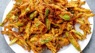 Dondakaya Pakodi  కర కరలాడే దొండకాయ పకోడీ  Curry Point Style Dondakaya Pakodi Fry Recipe in Telugu [upl. by Yffat]