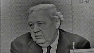 Whats My Line  Charles Laughton Martin Gabel panel Feb 21 1960 [upl. by Henrietta]