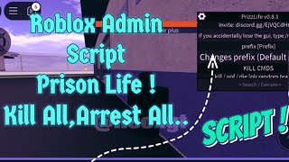 PRISON LIFE ADMIN GUI  🔥 SCRIPT IN DESCRIPTION  🔥 ARCEUS X  FLUXUS  DELTA  HYDROGEN 🔥 [upl. by Aillimac304]