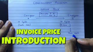 Consignment Account  Invoice Price  Financial Accounting  By Saheb Academy [upl. by Rubin61]