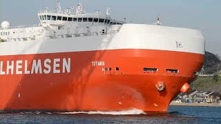 TITANIA  Wallenius Wilhelmsen vehicles carrier  2014 [upl. by Idnahk]