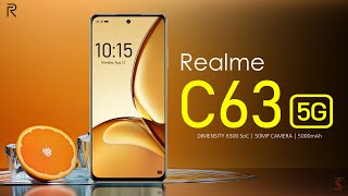 Realme C63 5G Price Official Look Design Specifications 8GB RAM Camera Features  realmec63 [upl. by Anawed723]