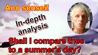 🧑‍🎓 Shakespeare Sonnet 18 quotShall I Compare Thee to a Summers Dayquot Readinganalysis 👀 [upl. by Pascha]