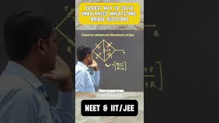 How to solve Unbalanced Wheatstone Bridge questions in 60 sec🤔🔥 shorts youtube viralvideo [upl. by Akinak]