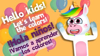 Los Colores  Learning Con Amigos  Learn English and Spanish for Kids 🎨 [upl. by Fergus413]