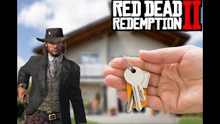 Red Dead Redemption 2 john buying a house for his family Part 38 on PS5 [upl. by Itisahc]