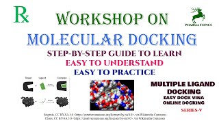 Workshop on Molecular docking  Multiple ligand docking and Online docking  Series5 [upl. by Phebe]