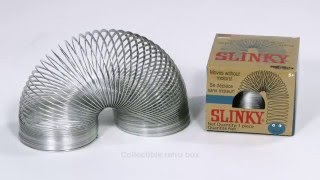 Original Slinky in Collectible Blue Retro Box 105TL [upl. by Anali]