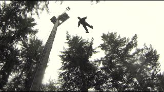 PowerFan Plummet POV  Treetop Adventure Zipworld [upl. by Yennor]