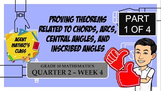 Math 10 Q2 Week 4  Part 14  Proving Theorems Related to Circle Parts [upl. by Thetos439]