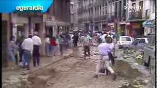 Inundaciones 1983 Bilbao LLodio Eibar Bermeo y Getxo [upl. by Anec]