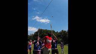 Best of Stickball mini game 1 during a DallasFt Worth community cook out LBW native fitness [upl. by Suryt696]