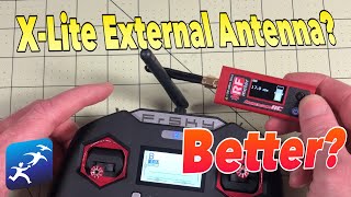 FrSky Taranis XLite External Antenna Bench Test vs the Taranis X9D SE [upl. by Reni693]