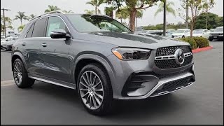 MercedesBenz GLE 350 4MATIC 2024 in Selenite Grey Metallic w Macchiato BeigeBlack MBTex Interior [upl. by Ryter]