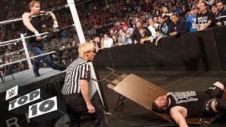 Greatest Last Man Standing Match knockouts WWE Top 10 May 28 2018 [upl. by Geof]