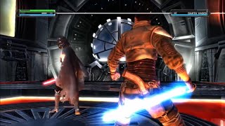 Star Wars The Force Unleashed  Corellian Flight Suit Performs All QuickTimeEvents [upl. by Gerrilee420]