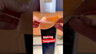 Plastic Bat Toeguard  Homemade Bat Toeguard For Plastic Cricket Bat cricket shorts making [upl. by Dall827]