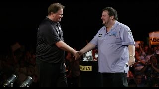 FIRST NINEDARTER In Premier League From Raymond van Barneveld [upl. by Cathie]