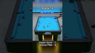 8 Ball CHALLENGE OF CHAMPIONS  Puerto Rico  Fedor Gorst vs Joshua Filler  Rack 13 shorts [upl. by Niknar]