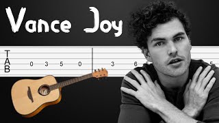 Georgia  Vance Joy Guitar Tutorial Guitar Tabs Guitar Lesson [upl. by Eenram920]