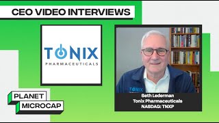 Tonix Pharmaceuticals Talks Focus on Filing New Drug Application of Tonmya1 for Fibromyalgia [upl. by Llevel]