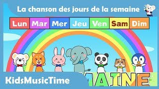 La chanson des jours de la semaine  Comptine pour apprendre les jours de la semaine [upl. by Ttenaej862]