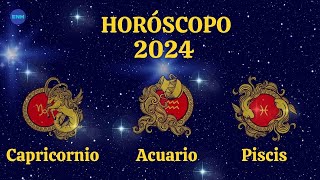 Predicciones 2024 Capricornio Acuario y Piscis [upl. by Enyaw826]