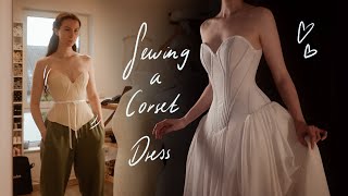 The Making of a Corset Dress  The dress that’s inside out [upl. by Annekim]