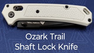 5 Ozark Trail Shaft Lock Knife From Walmart [upl. by Nylra]