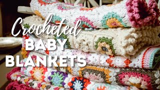 6 Absolutely Adorable Crocheted Baby Blankets [upl. by Bessy]