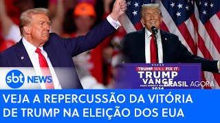 🔴Brasil Agora Veja repercussão da vitória de Trump na Eleição dos EUA [upl. by Casey]