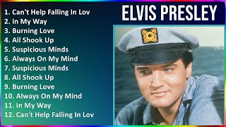 Elvis Presley 2024 MIX Playlist  Cant Help Falling In Love In My Way Burning Love All Shook Up [upl. by Asimaj971]