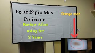 Egate i9 pro Max projector Review After 2 Years [upl. by Nnazil]