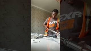 Sink tap installation plumbing kitchen viralvideo [upl. by Neenaej]