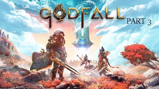 Cobalt Caldera  Godfall Gameplay  Part 3 [upl. by Frederich811]