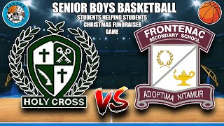 Holy Cross vs Frontenac Senior Boys Basketball  Students Helping Students Fundraiser Game [upl. by Hedy]