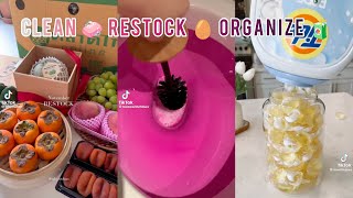 1 Hour ⏳ Restocking 🥚 Organizing 🧃 Cleaning 🧼 TikTok Compilation ✨ Satisfying 💯 [upl. by Humpage]