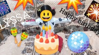 ALYSSAMY sis birthday vlog🥳🧁Rudyking3 [upl. by Pelagi]