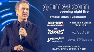 GAMESCOM OPENING NIGHT LIVE 2024 EVENT gamescom blackops6 marvelrivals openingnightlive [upl. by Critta]