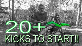 2014 Kawasaki KX450F Hard to Start Ep33 [upl. by Alfy]