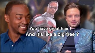 Anthony Mackie and Sebastian Stan Stackie Both Hilarious Together [upl. by Renba]