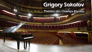 Grigory Sokolov Théâtre des ChampsElysées Paris [upl. by Trina]