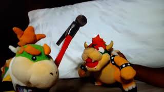 bowser junior destroys bowsers TV  SML destruction clip [upl. by Islaen]