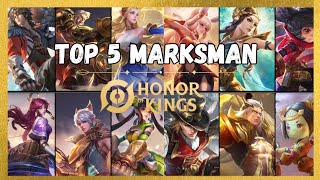 5 Best Marksman Honor of Kings [upl. by Acirrehs]